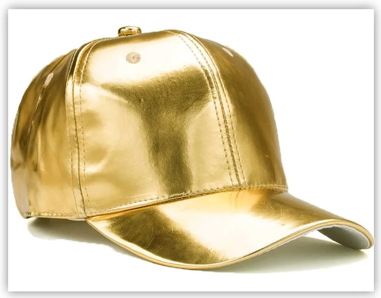 design your own gold vintage yankees wide brim custom leather 6 panel blank plain baseball cap hat without logo faux leather hat
