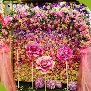 Tornado Crafts Cheap Silk Flower Wall Wedding Backdrop For Wedding