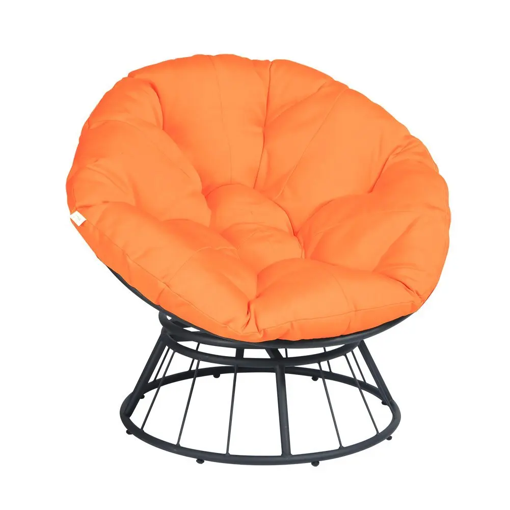 orange glider chair