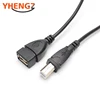 Printer scanner mobile hard disk male square connector convert cable OTG USB to printer B male