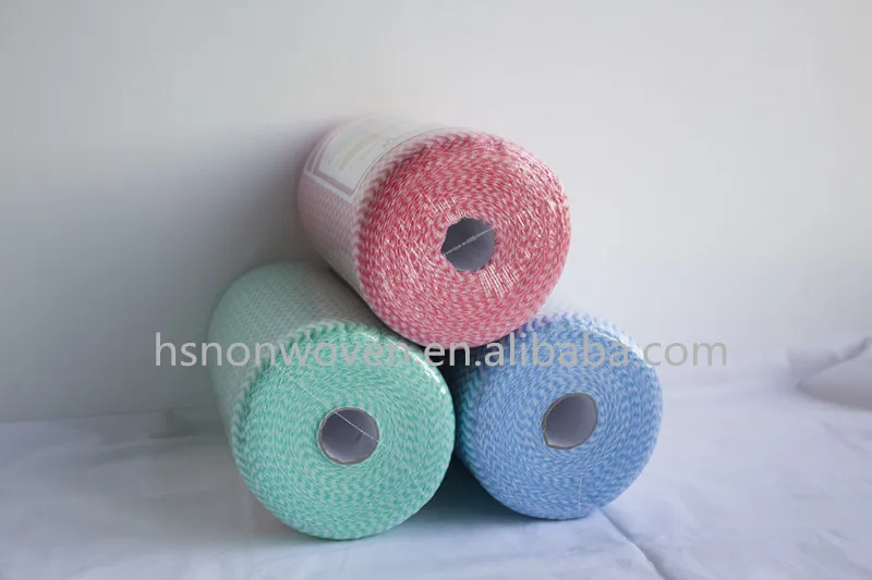 Wholesale Disposable Nonwoven Perforated Cleaning Wipes Roll For
