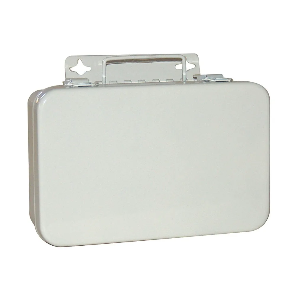 Kf083 Plain White Metal First Aid Box Wall Mount Buy First Aid Box