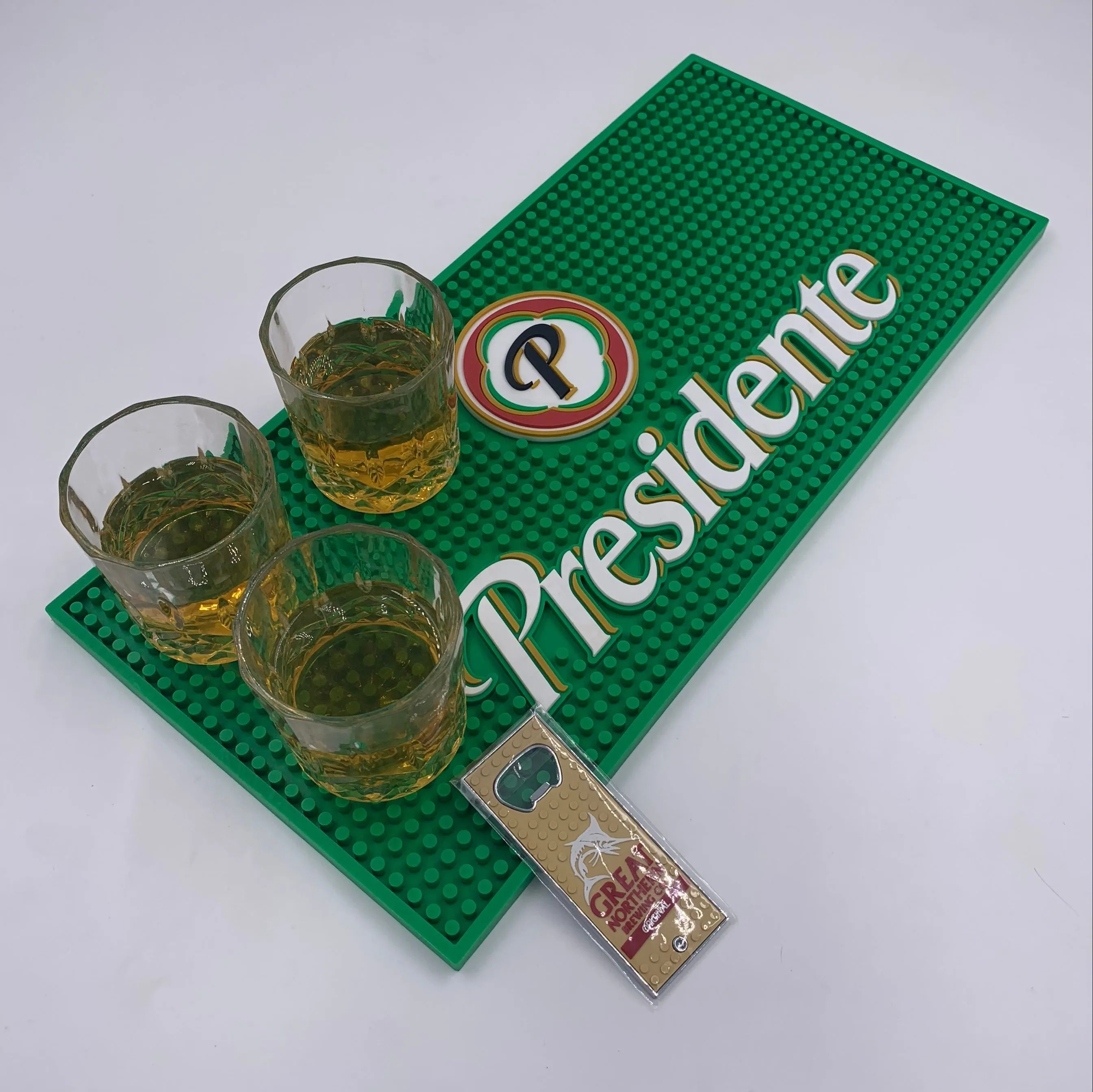 Personalized Soft Pvc Drink Bar Mat For Sublimation Beer Rubber Bar Mat