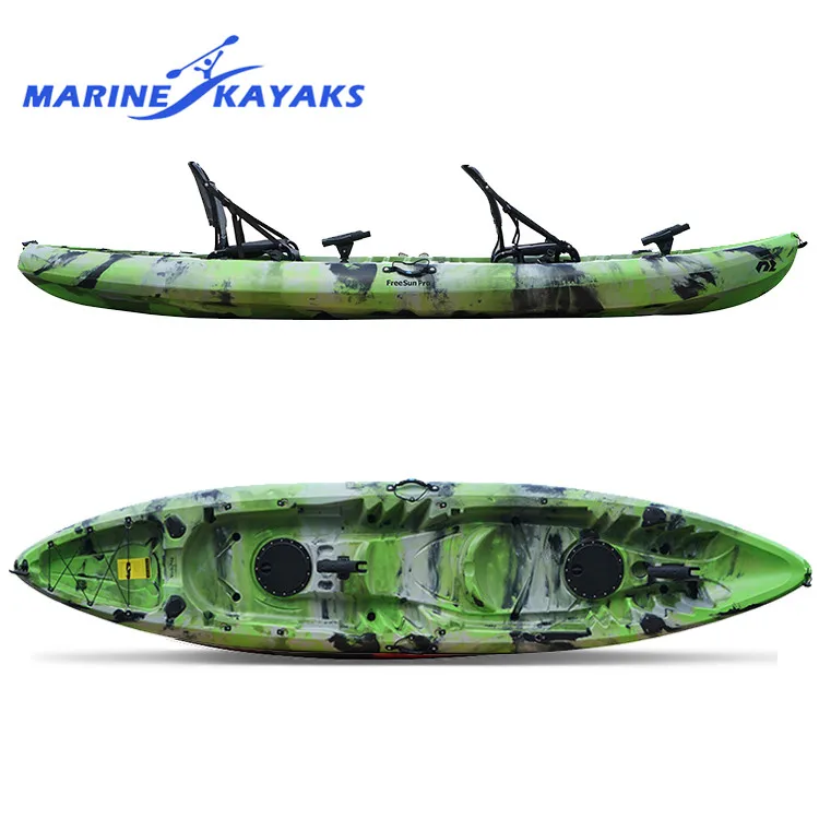 Universal Used Fishing Kayak 2 Person Touring With Adjustable Kayak