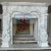 Indoor Cultured Marble Fireplace Surround
