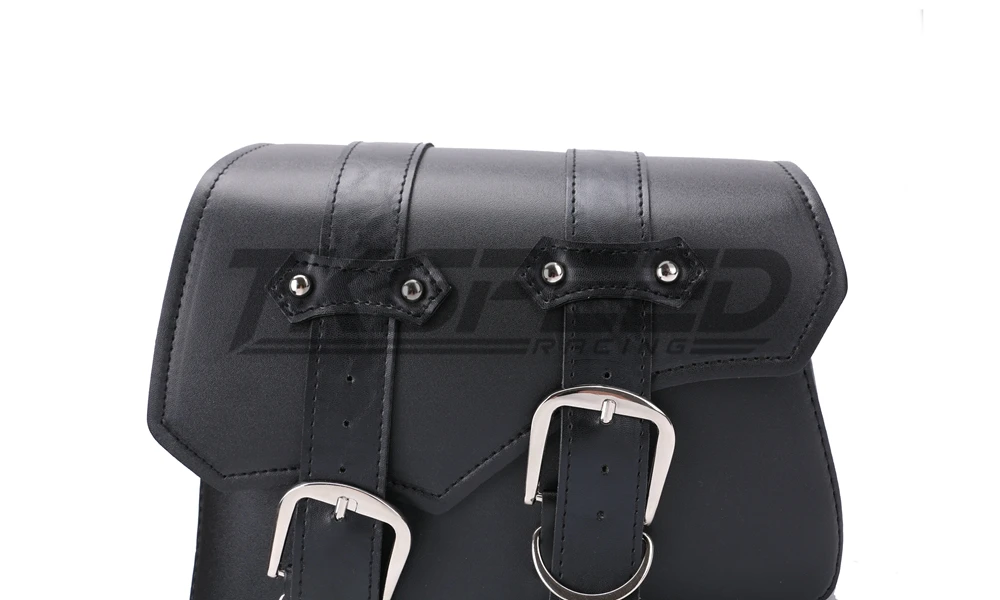 New Pair Motorcycle Left Right Saddle Pouches Side Engine Pu Leather ...