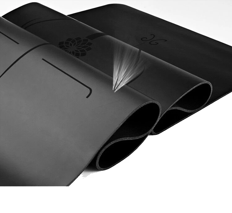 Pu Leather Natural Rubber Yoga Mat New Design Eco Friendly Cork Rubber Base Yoga Mat Buy Yoga