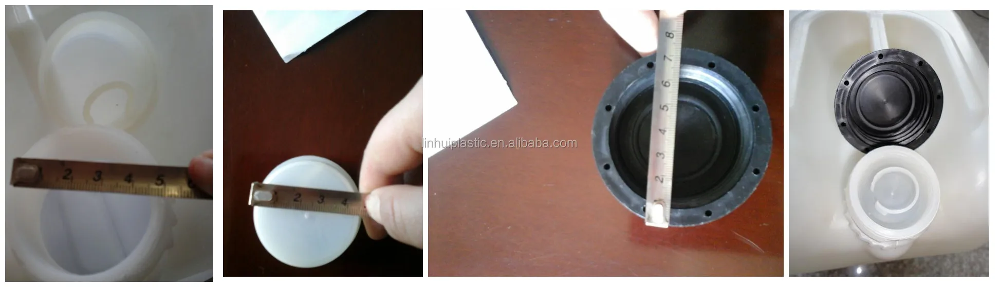 50l Gallon Large Round White Plastic Containers For Chemical Liquids Glue/hdpe Plastic Jerry Can