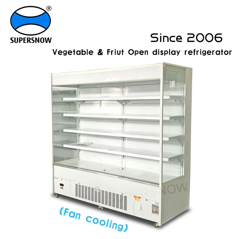 Used Supermarket Commercial Open Fruit And Vegetable Display