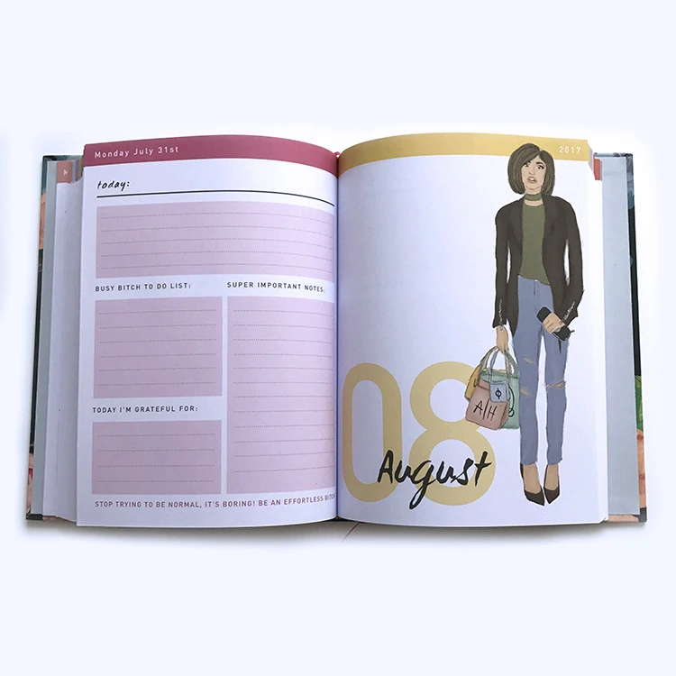 Custom Cheap Professional Hardcover Notebooks / Diary Book Printing Service (4).jpg