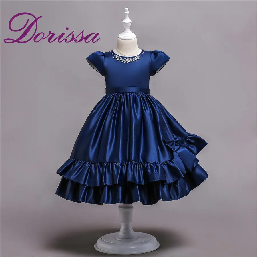 Wholesale Kids Holiday Girls Dress Party Dress Baby Girls Wear For