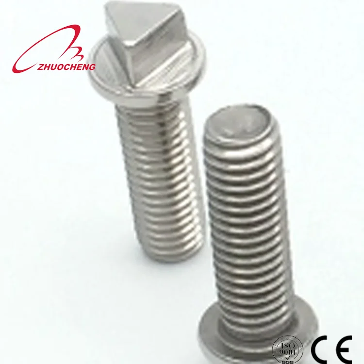 
High strength metric steel triangle head bolts 