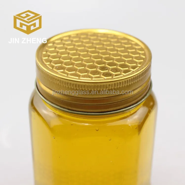 High Quality Glass Honey Jar For Shaped 380ml Glass