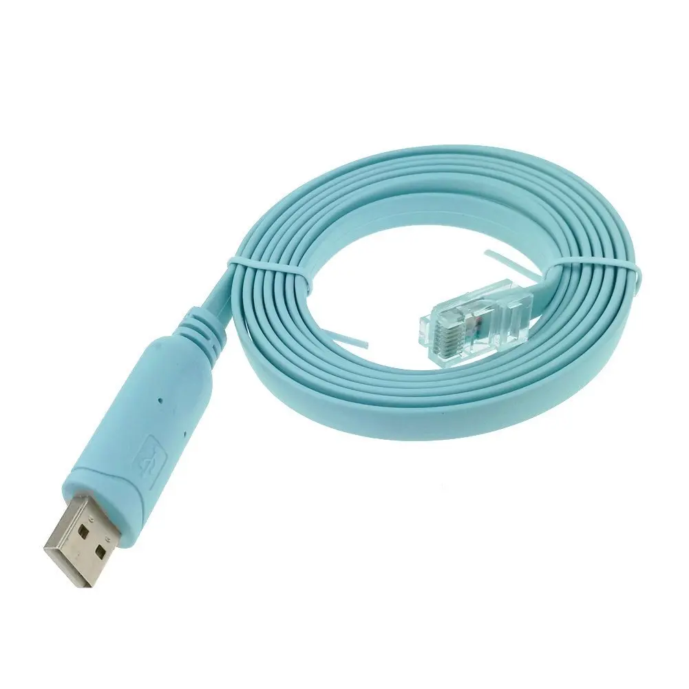 Buy Usb To Serial Rs232 Console Rollover Cable -rj45 For Cisco Routers 