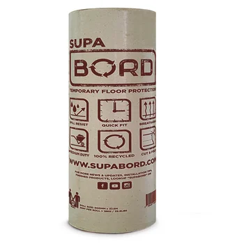 Supabord Non Staining Unbleached 575gsm Floor Protection Paper Board In Roll Buy Floor Protection Paper Board 575gsm Floor Protection Paper