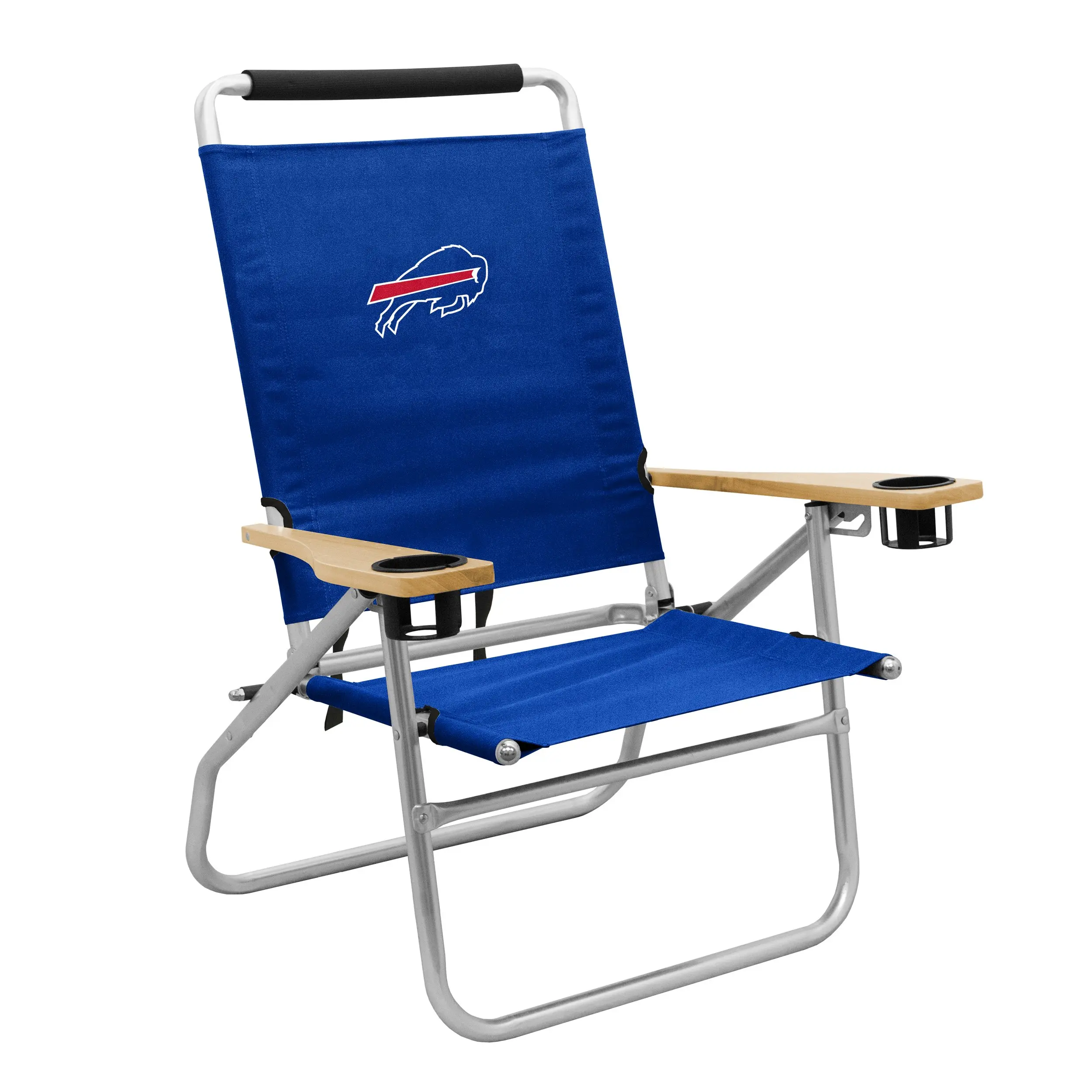 Logo Brands NFL Buffalo Bills Beach Chair, One Size, Blue