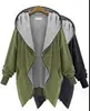 2016 walson Women Oversize Zipper Winter Jackets Coat Hoodie Cardigan Parkas Outwear Hooded
