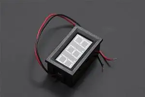 Angelelec DIY Open Source LED Voltage Meter Green,Standalone DC Voltage Meter Measures 3V-30V With 1% Accuracy Suited for Battery Level Display, Apply Two Wires on the Power Without Any Extra Circuit
