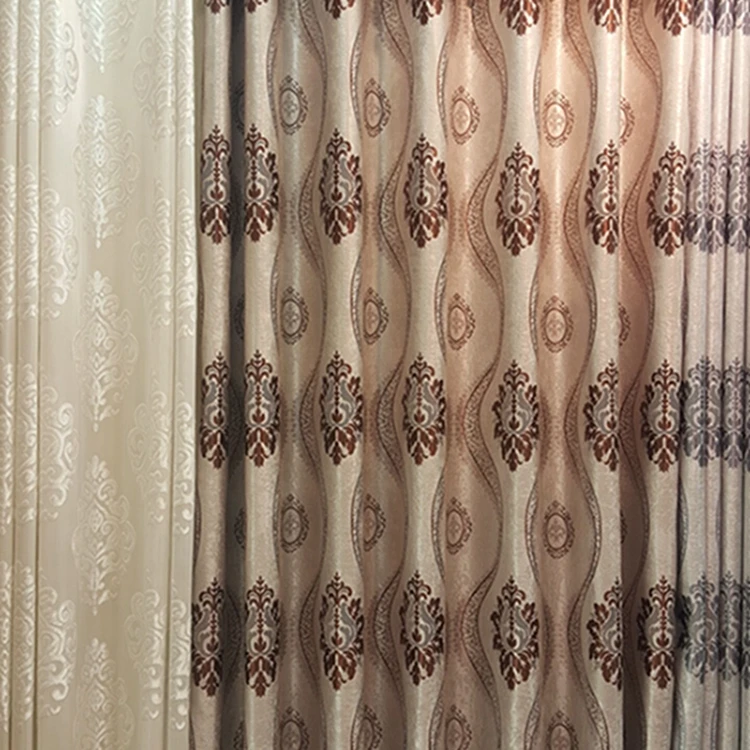 Jacquard Verduisterende Extra Lange Douchegordijn Dubbelzijdig ... Jacquard Verduisterende Extra Lange Douchegordijn Dubbelzijdig ...