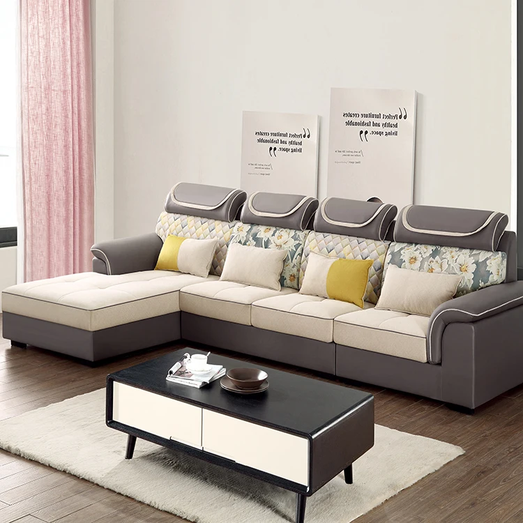 Living Room Furniture Latest Home Fabric Sofa 5013a