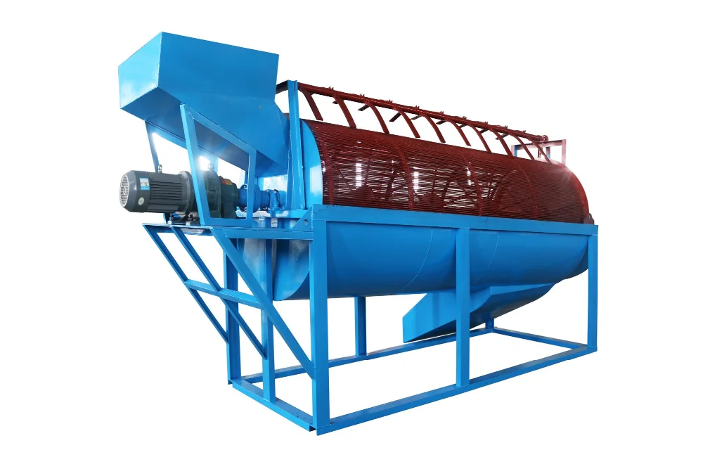 High Performance Sand Gold Screening Washing Trommel Machine For Sale