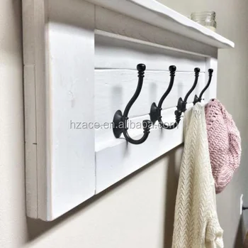 Rustic Wooden White Coat Rack Shelf Wall Mounted Distressed Wood With Hooks Product On Alibaba Rustic Wooden White Coat Rack Shelf Wall Mounted Distressed Wood With Hooks Product On Alibaba