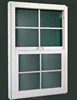 Wholesale white vinyl single hung windows with grids
