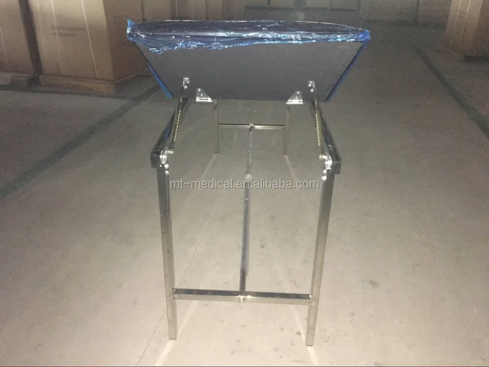 High quality stainless steel portable medical clinical examination table in hospital