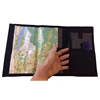 Outdoor Black Nylon Document Dry Bag Holder Case Water Resistant Trail Guide Map Case