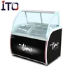 10trays ice cream refrigerated showcase, ice cream freezer