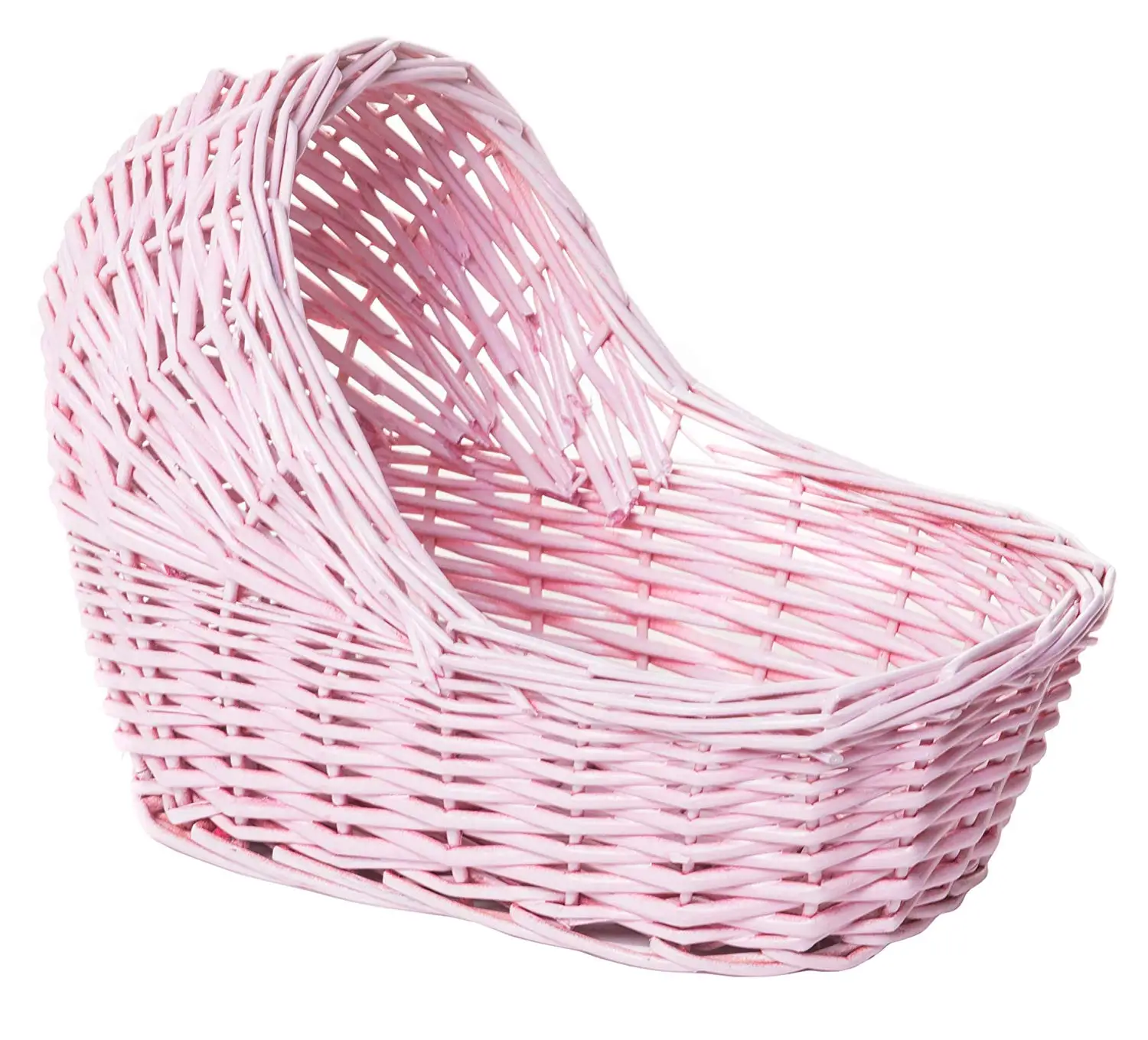 wicker basket baby shower gift