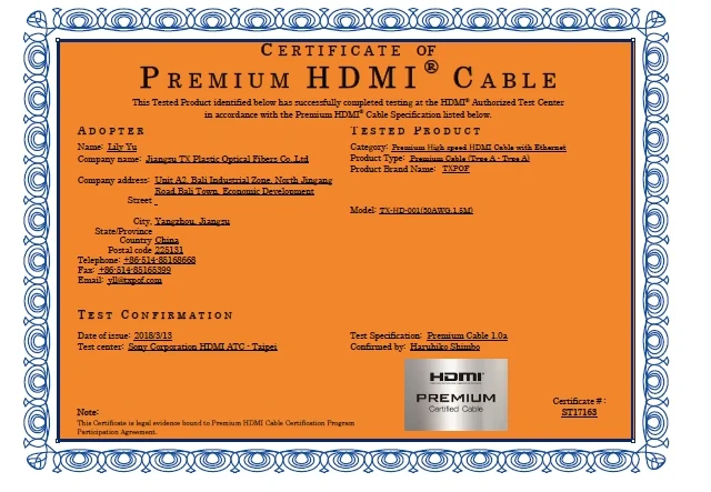 6 feet 5m hdmi cord 3d 4k18gbps with ethernet hdmi braided cable - ANKUX.COM