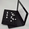 wholesale BH big size plastic clear window eyeshadow palette compact case with 78 holes aluminum pans