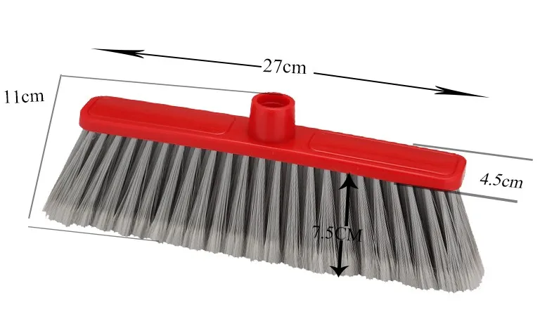 TRADE ASSURANCE classical pet monofilament plastic broom for indoor cleaning