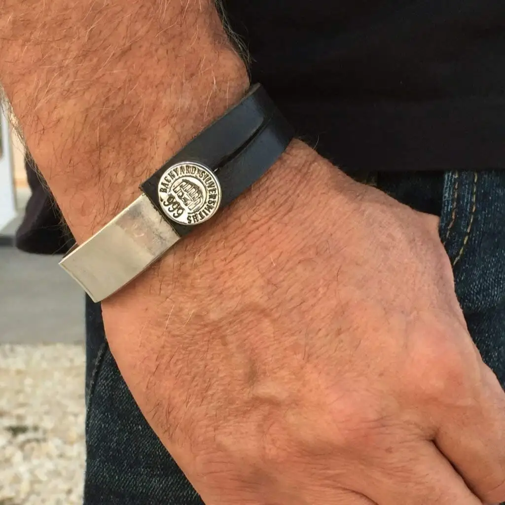 Leather Silver Bracelet Men Find Leather Silver Bracelet Men Find