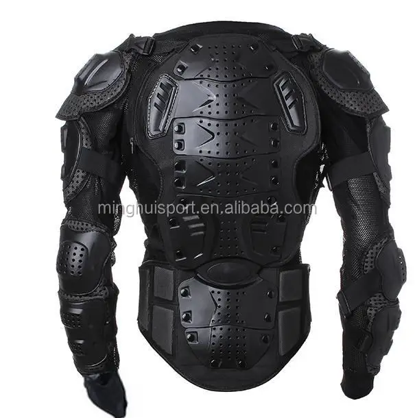DE Motorcycle Full Body Armor Jacket Motocross Racing Spine Chest Protector Gear 