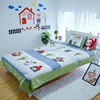 High Quality Embroidery Patchwork 100% cotton Kids lovely Quilt cover set