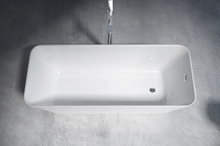 户外rsolid 花岗岩树脂铸造独立式浴缸石