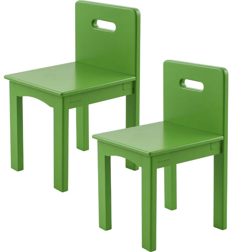 Natural Wood Kid And Toddler Chair With Hand Hole Wood Chair Models For Kids Chairs Wholesale