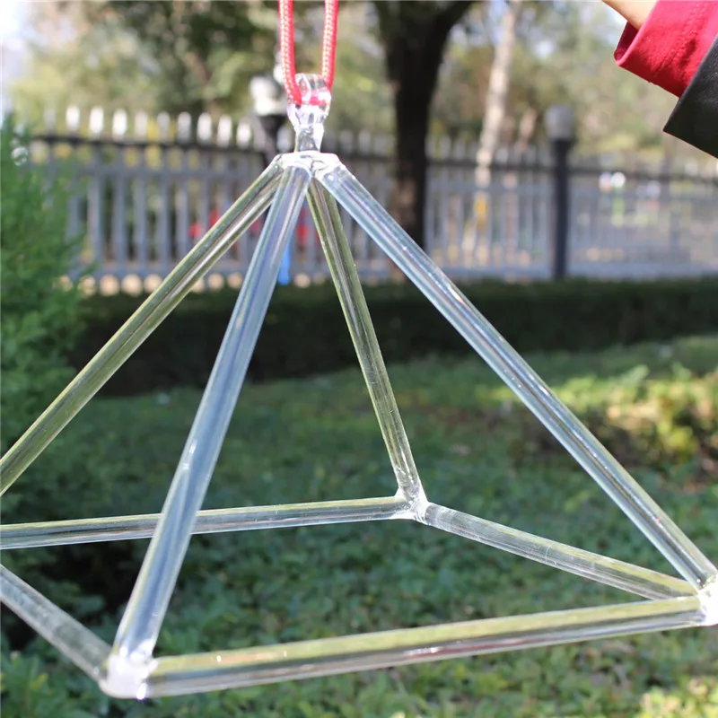 3"-22" Natural Quartz Crystal Singing pyramids For sound healing and Therapy