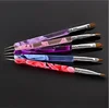 Wholesale Hot Sale Double Heads Nail Dotting Pen Tools Polish Brush Nail Art Brushes