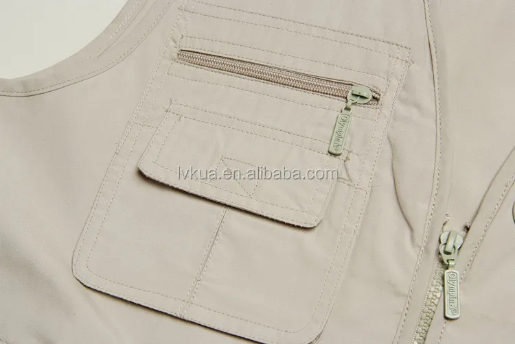 5 Kleuren Mouwloze Jassen Heren Outdoor Vest Met Veel Zakken 5 Kleuren Mouwloze Jassen Heren Outdoor Vest Met Veel Zakken