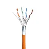 CMR 24awg 12p utp orange cat5 cat5e cat6a cat7 ftp utp sftp cat6 data cable network lan cable cat6 cavo utp cat 7 ofc argento