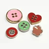 4 Holes Custom Garment Clothing Accessories plated plastic ABS Epoxy sewing Buttons
