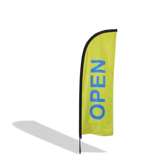 Custom Opening Soon Feather Flag Open Flying Banner Buy Vertical