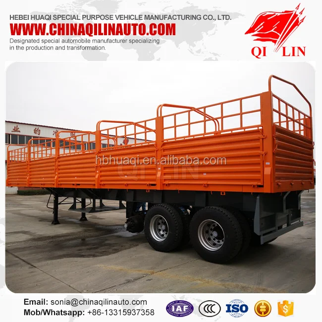 Factory supply new product 12500*2500*3850mm storage semi trailer for sale