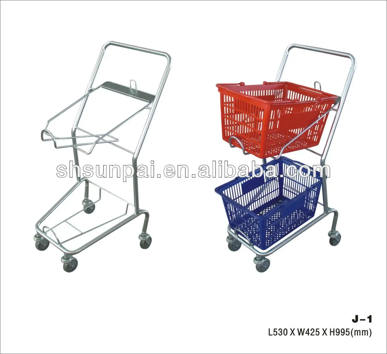 French Cheap Shopping Basket Trolley For Store Buy French Shopping