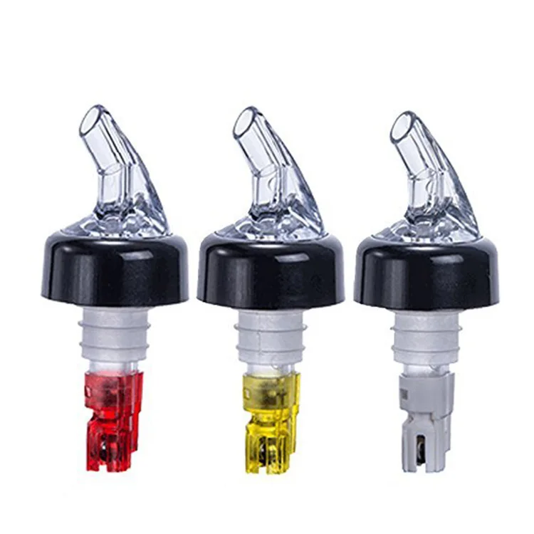 2018 As Seen On TV Hot Sale New Product Bar Tool Plastic Liquid Measure Cap Wine Pourer Wine Supplies