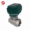 CTF-001 series mini electric valve with 4-20mA modulating type DC12v DC24v for water flow control