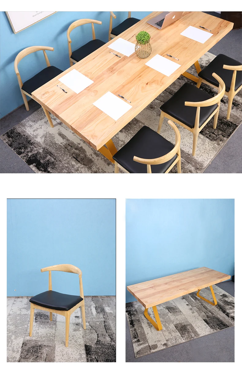 Solid Wood Dining Table Malaysia Imported Rubber Wood Dining Room